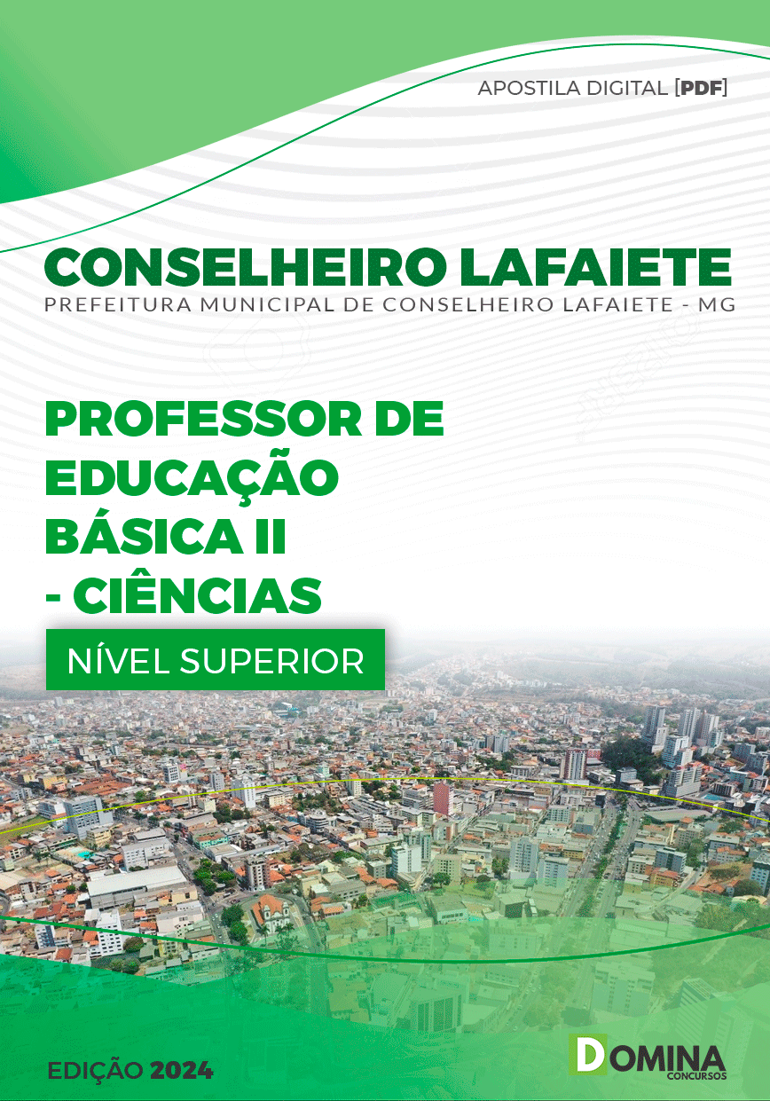 Apostila Professor de Ciências Conselheiro Lafaiete MG 2024