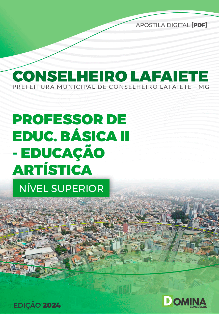 Apostila Professor de Artes Conselheiro Lafaiete MG 2024