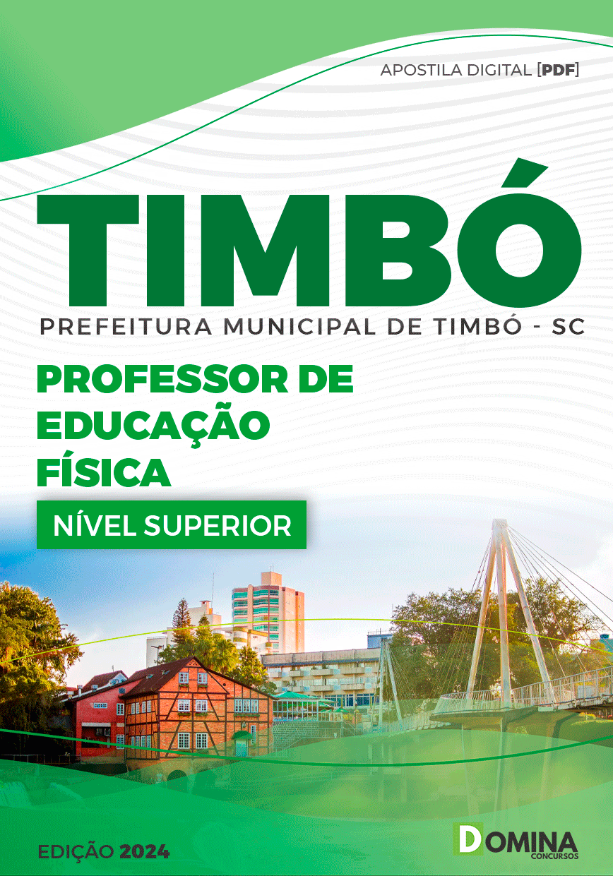 Apostila Prefeitura Timbó SC 2024 Professor Educação Física