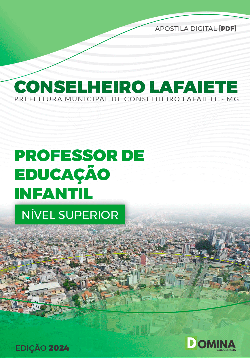 Apostila Professor Educação Infantil Conselheiro Lafaiete MG 2024