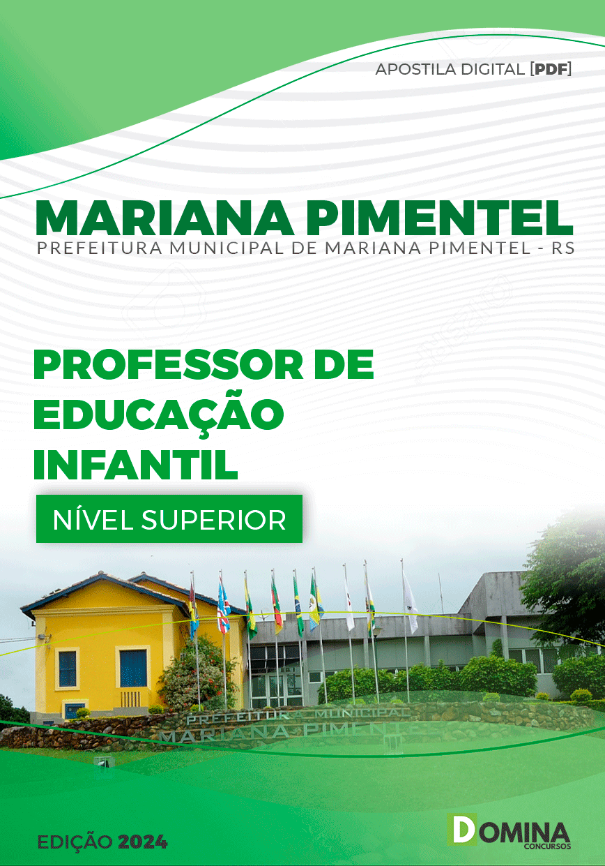 Apostila Professor de Educação Infantil Mariana Pimentel RS 2024