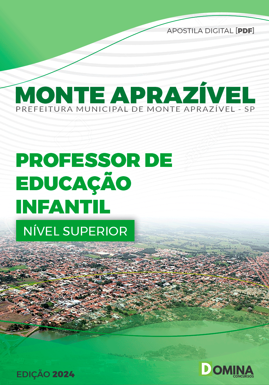 Apostila Professor de Educação Infantil Monte Aprazível SP 2024