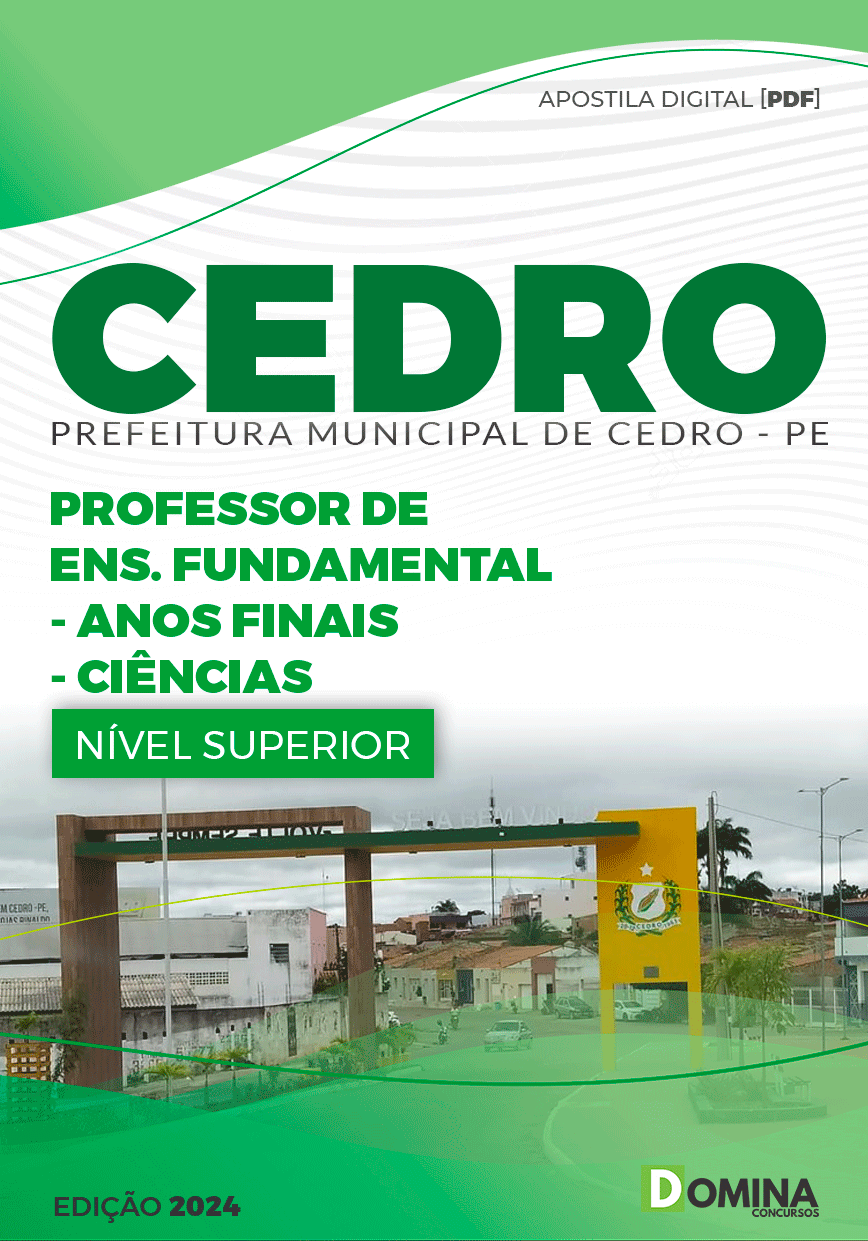 Apostila Professor de Ciências Cedro PE 2024