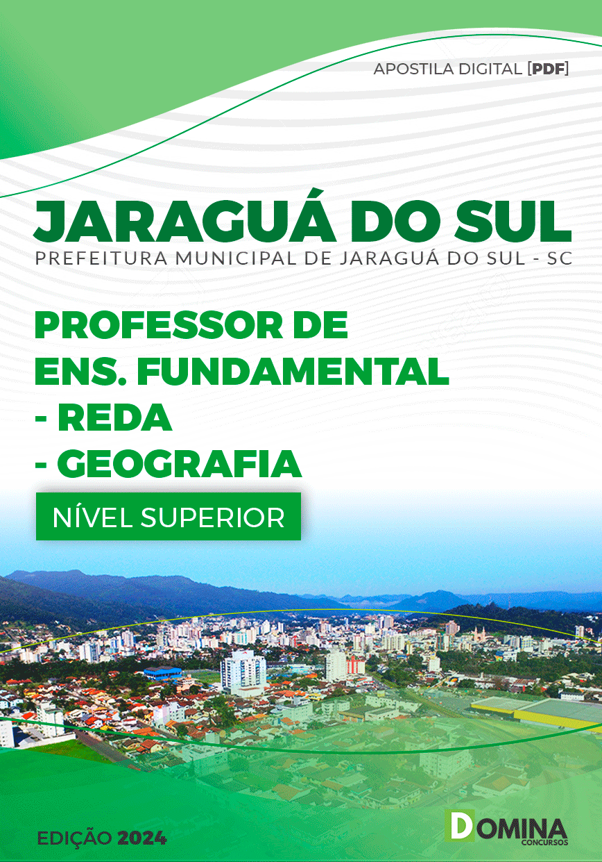 Apostila Professor de Geografia Jaraguá do Sul SC 2024