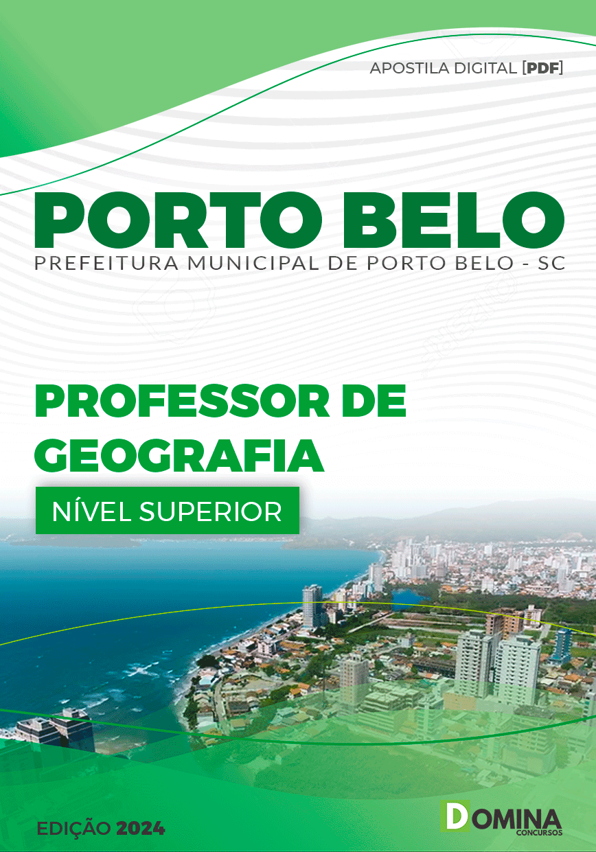 Apostila Professor de Geografia Porto Belo SC 2024