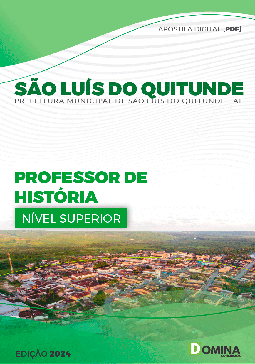 Apostila Professor de História São Luís Quitunde AL 2024