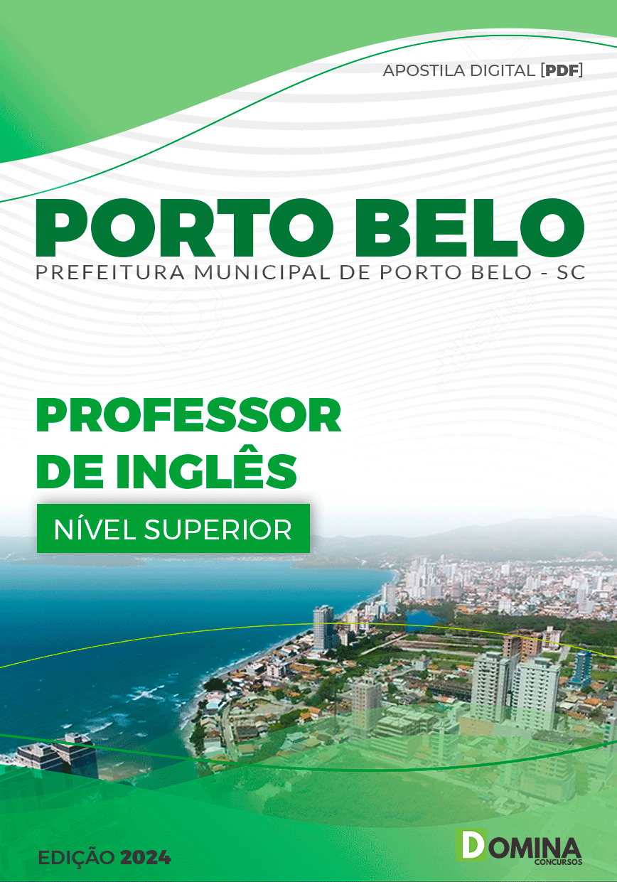 Apostila Professor de Inglês Porto Belo SC 2024