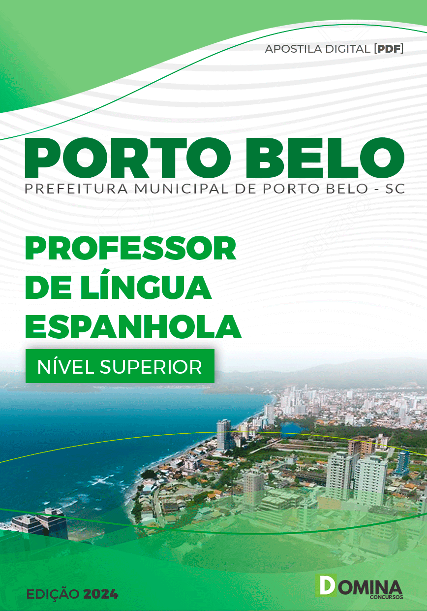 Apostila Professor de Espanhol Porto Belo SC 2024