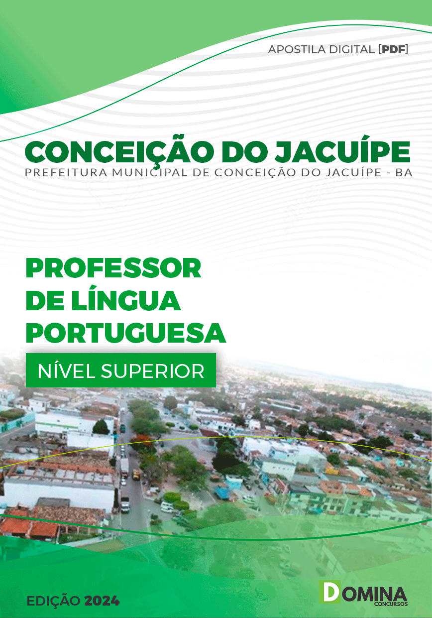 Apostila Professor de Português Conceição do Jacuípe BA 2024