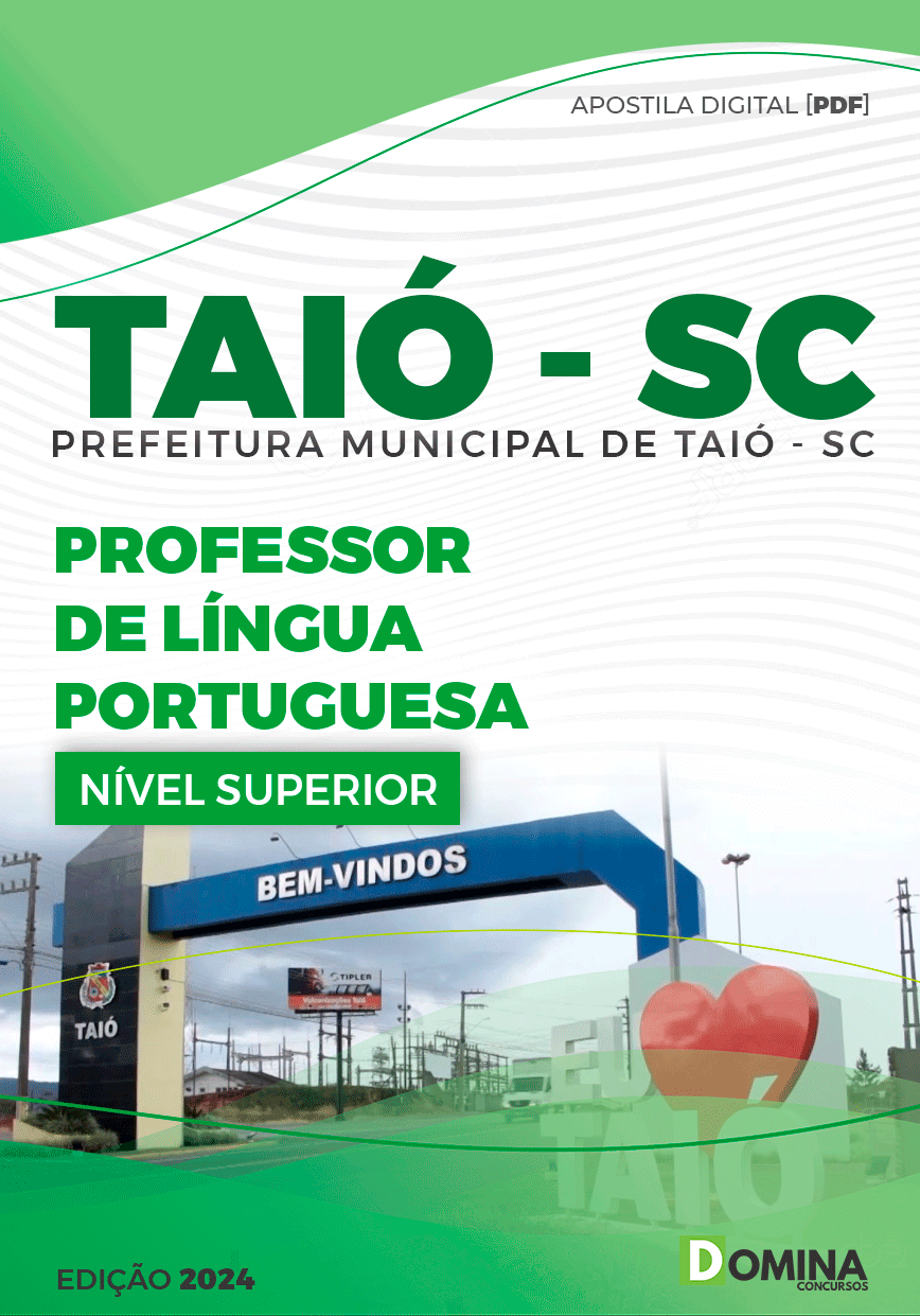 Apostila Professor de Português Taió SC 2024