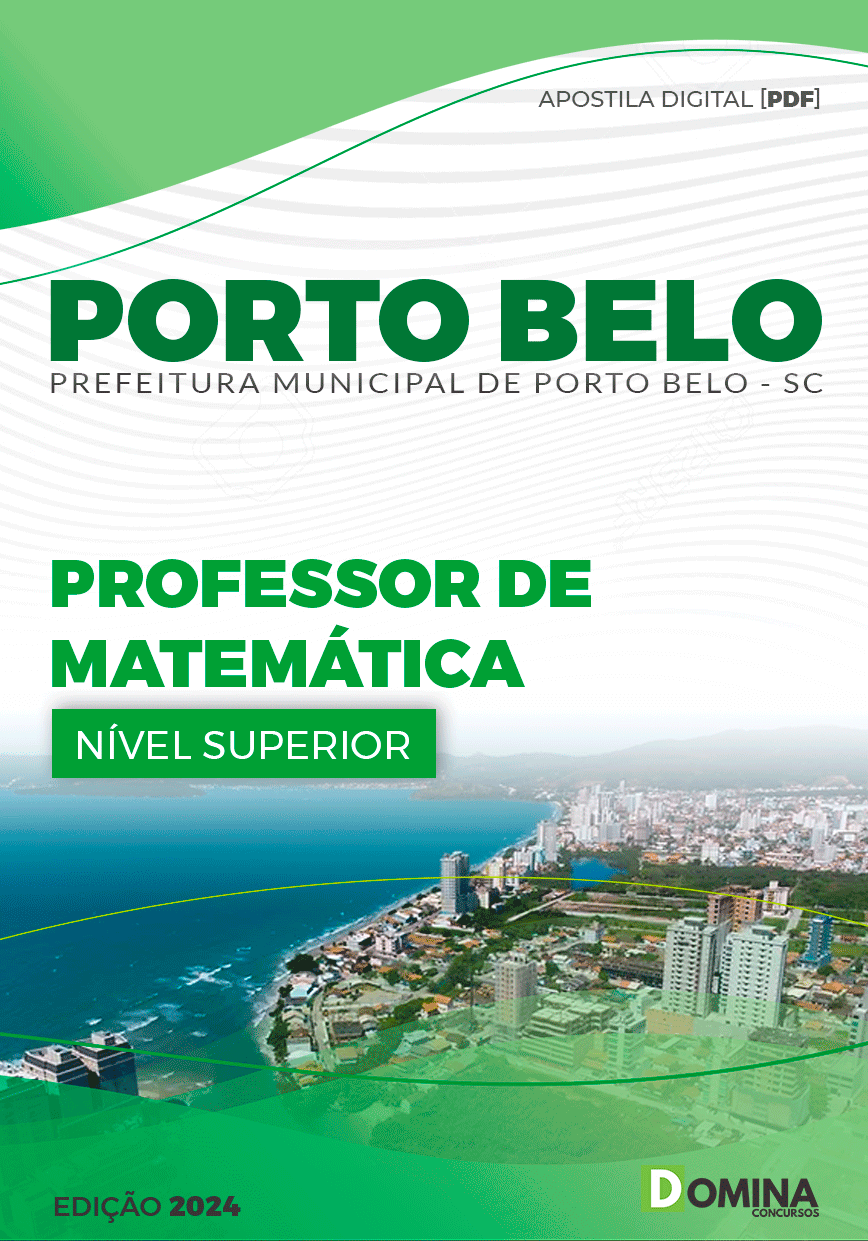 Apostila Professor de Matemática Porto Belo SC 2024