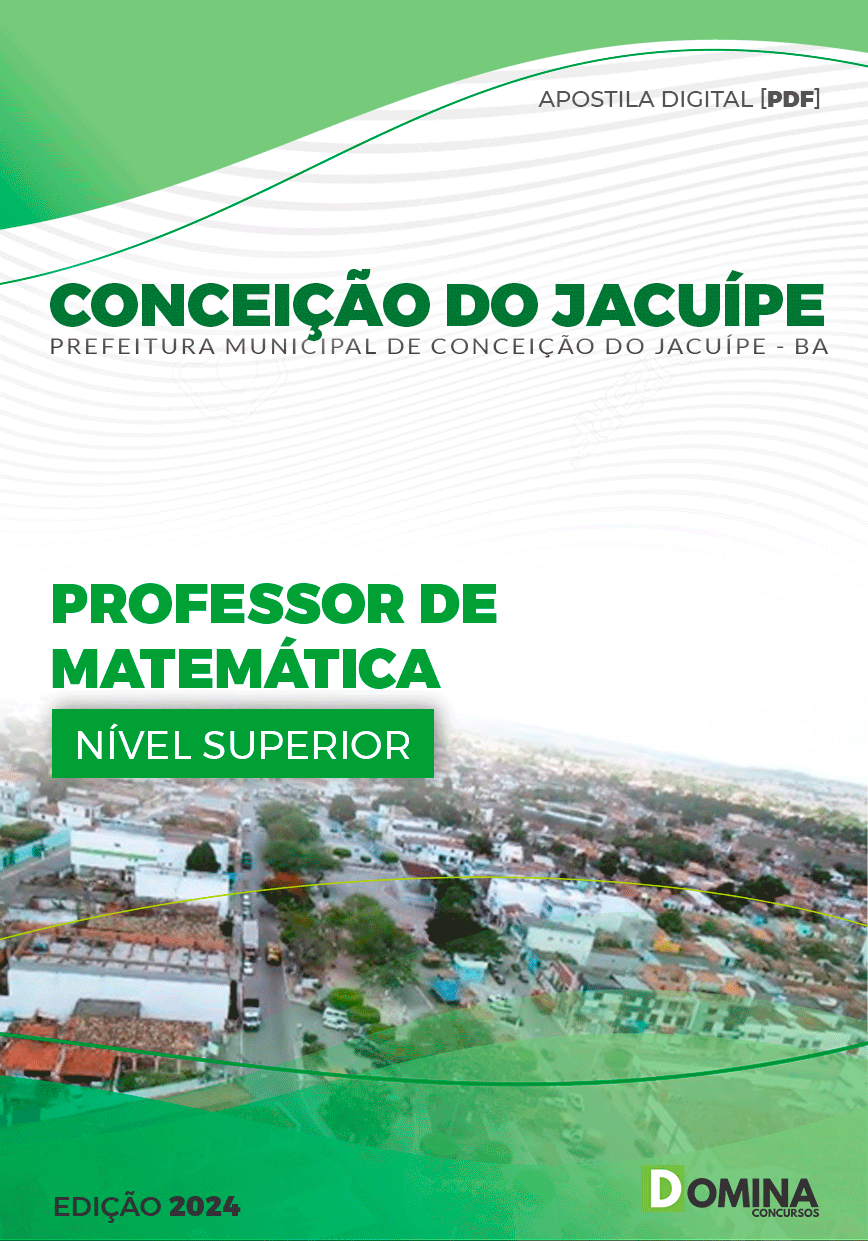 Apostila Professor de Matemática Conceição do Jacuípe BA 2024