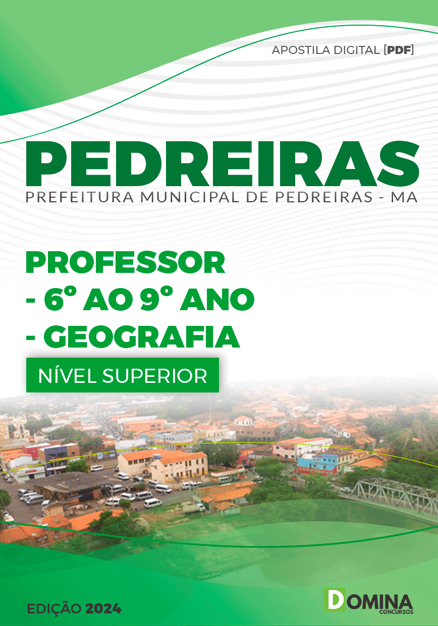 Apostila Professor de Geografia Pedreiras MA 2024