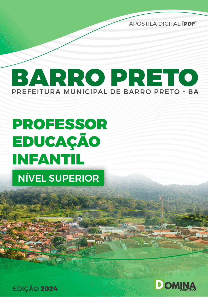 Apostila Professor de Educação Infantil Barro Preto BA 2024