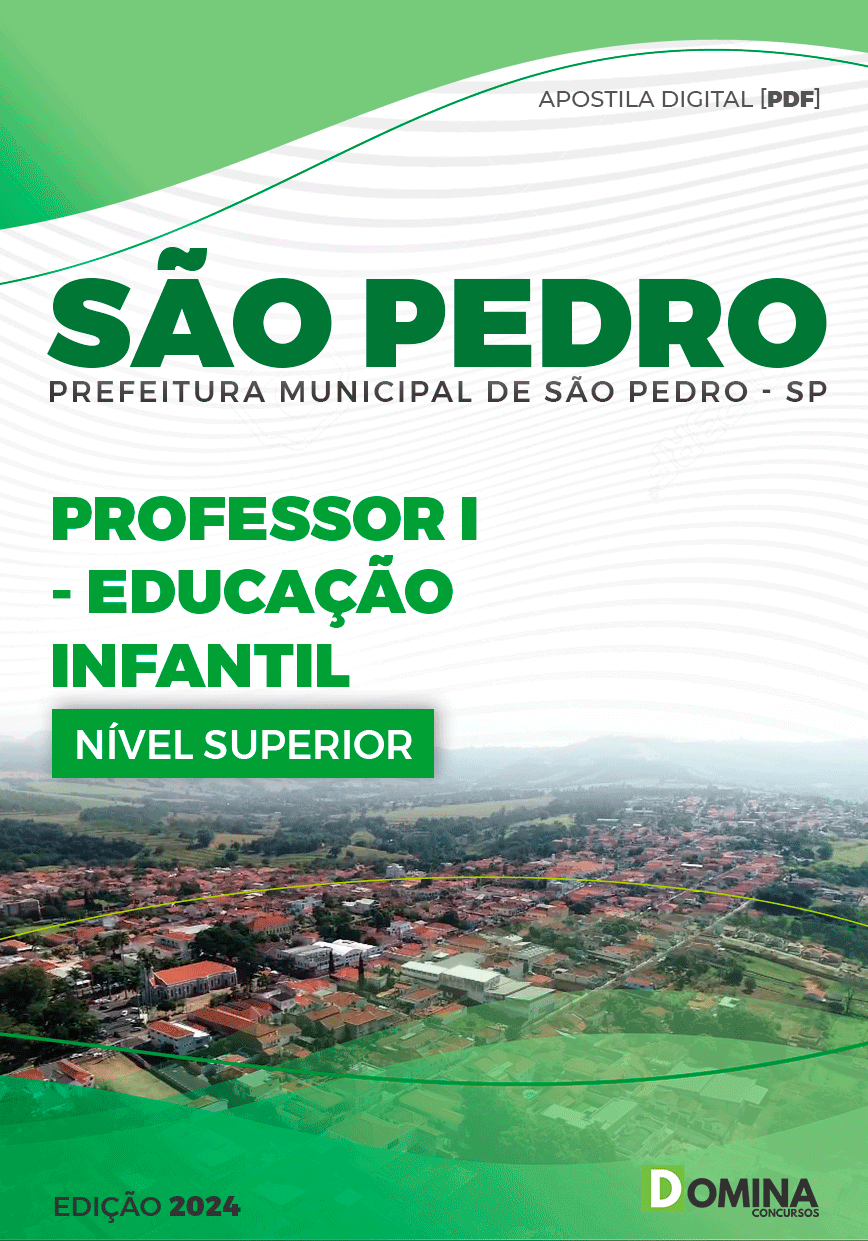 Apostila Professor de Educação Infantil São Pedro SP 2024