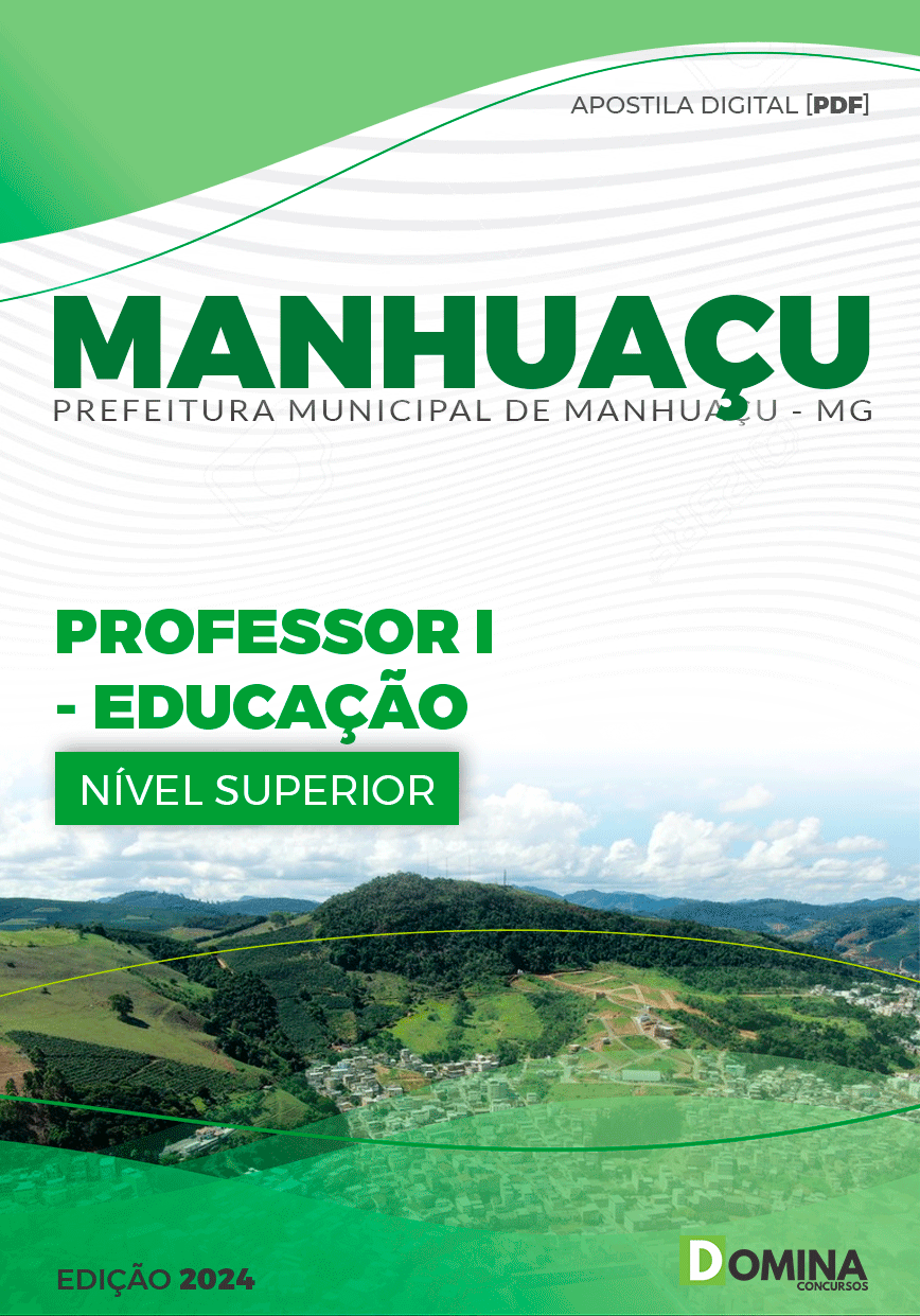 Apostila Professor Manhuaçu MG 2024