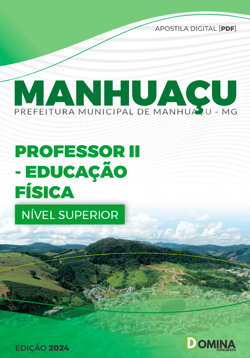 Apostila Professor de Educação Física Manhuaçu MG 2024