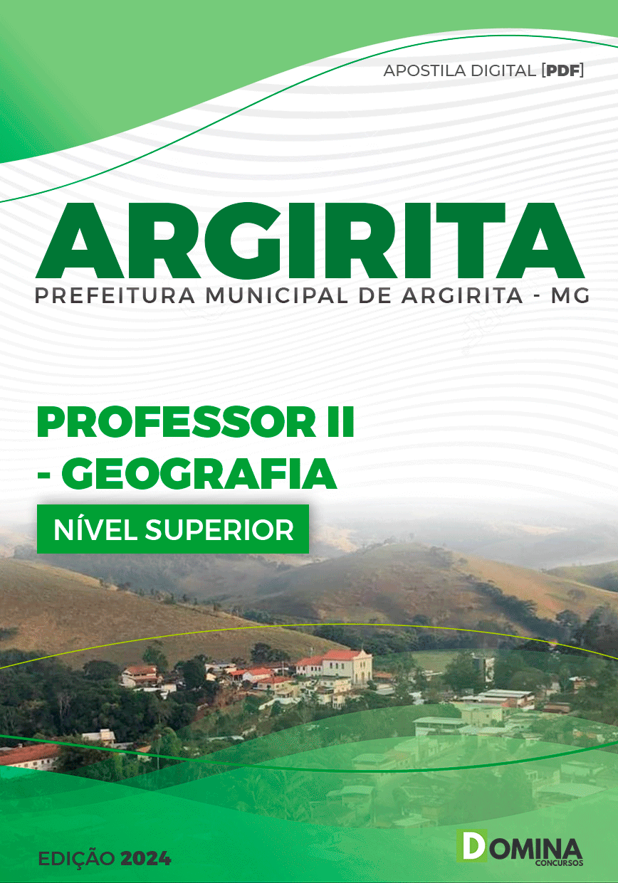 Apostila Professor de Geografia Argirita MG 2024