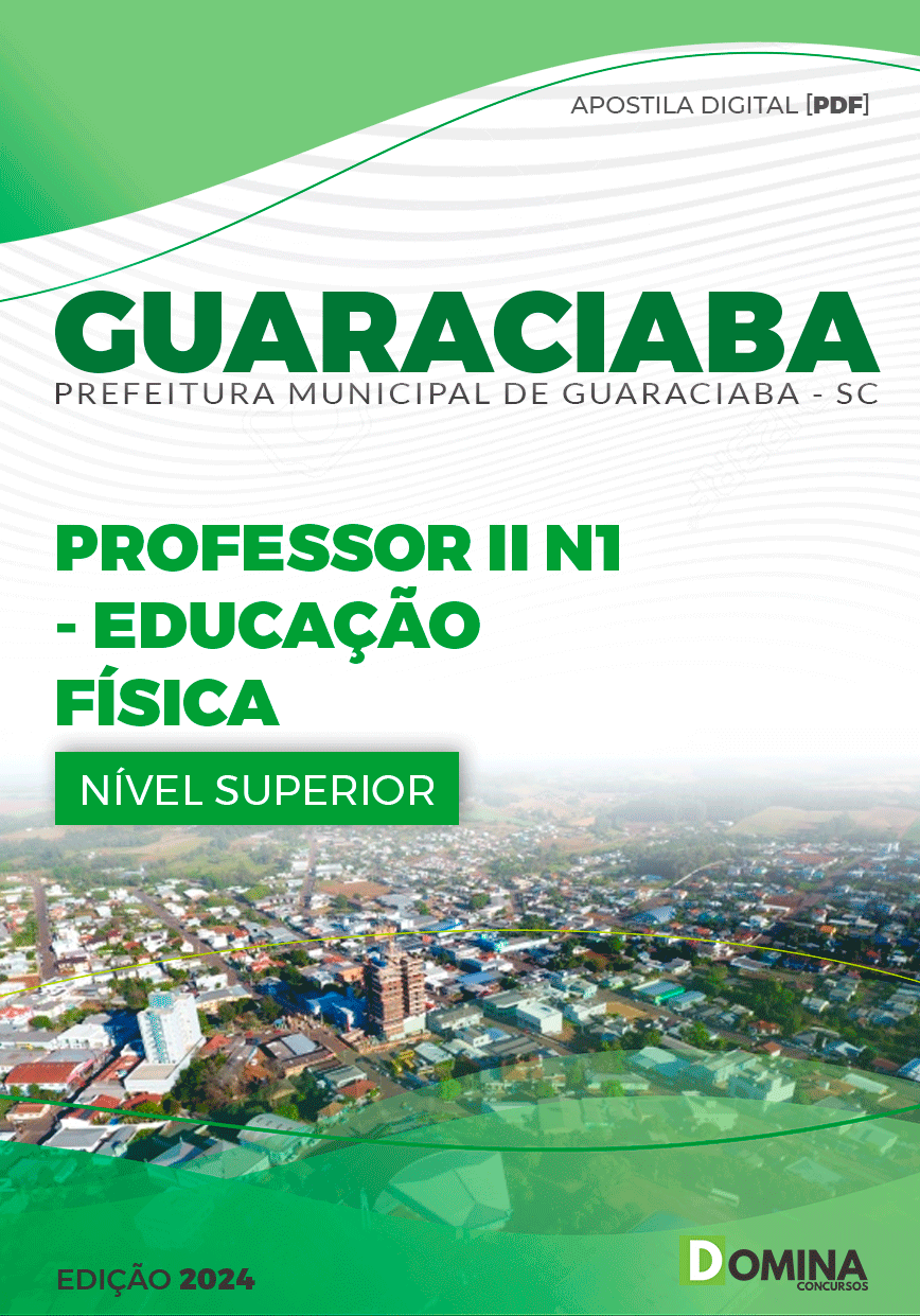 Apostila Professor de Educação Física Guaraciaba SC 2024