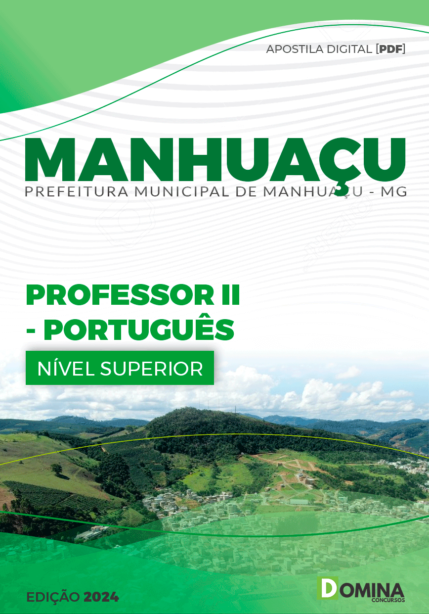 Apostila Professor de Português Manhuaçu MG 2024