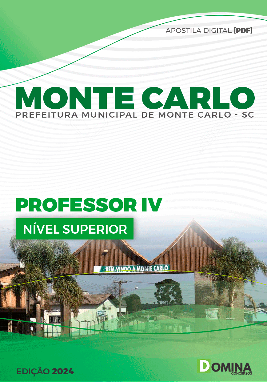 Apostila Professor Monte Carlo SC 2024