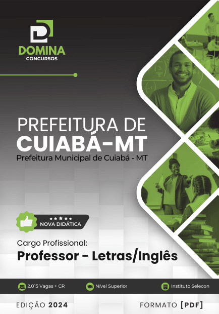 Apostila Professor de Inglês Cuiabá MT 2024