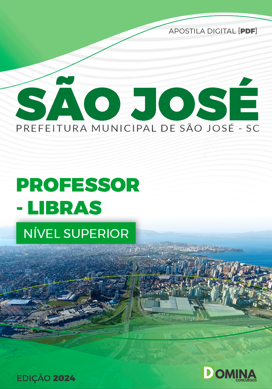 Apostila Professor de LIBRAS São José SC 2024