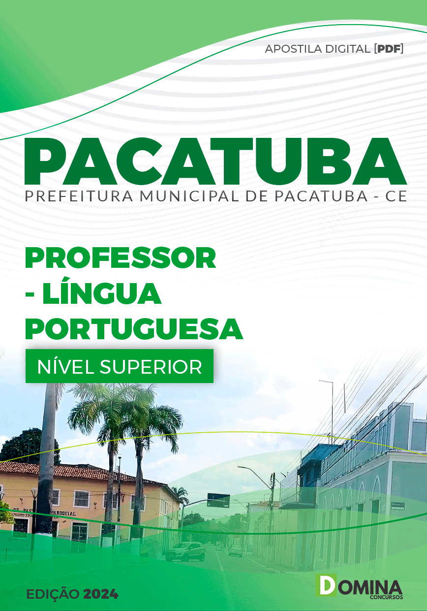 Apostila Professor de Português Pacatuba CE 2024