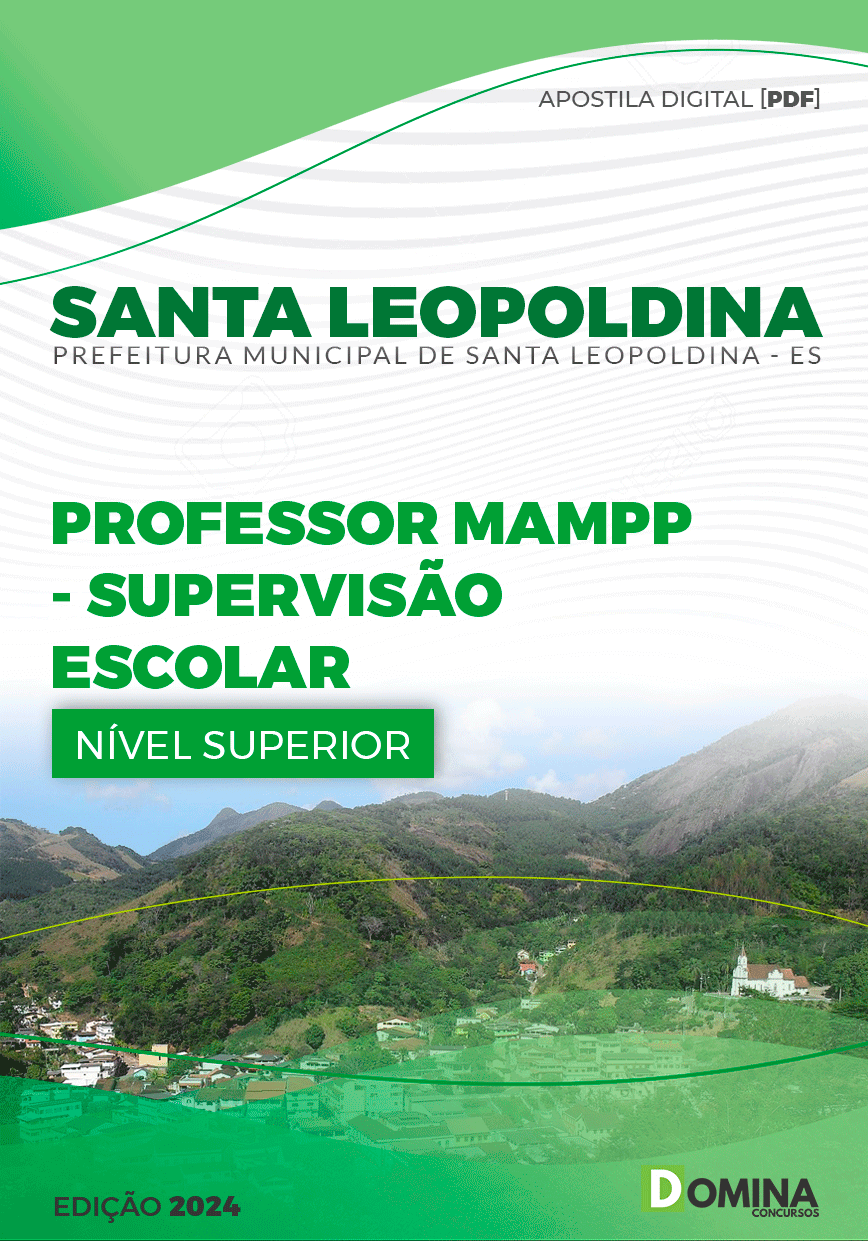 Apostila Professor Supervisão Escolar Santa Leopoldina ES 2024