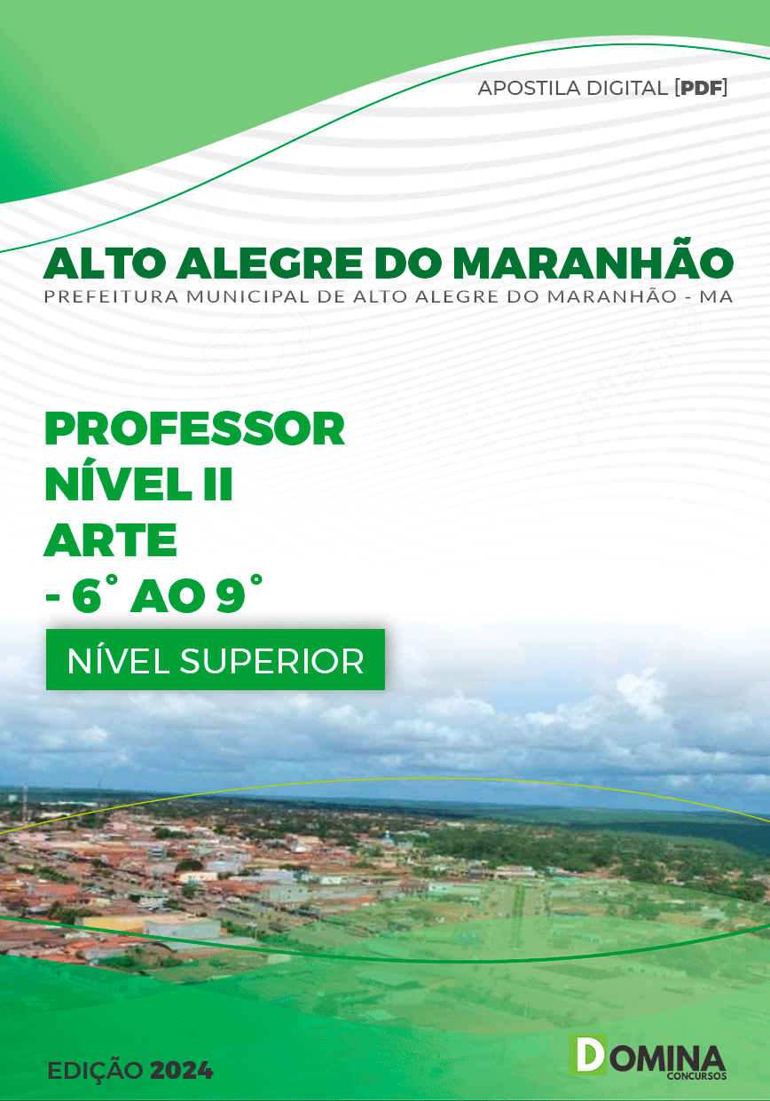 Apostila Professor de Artes Alto Alegre Maranhão MA 2024