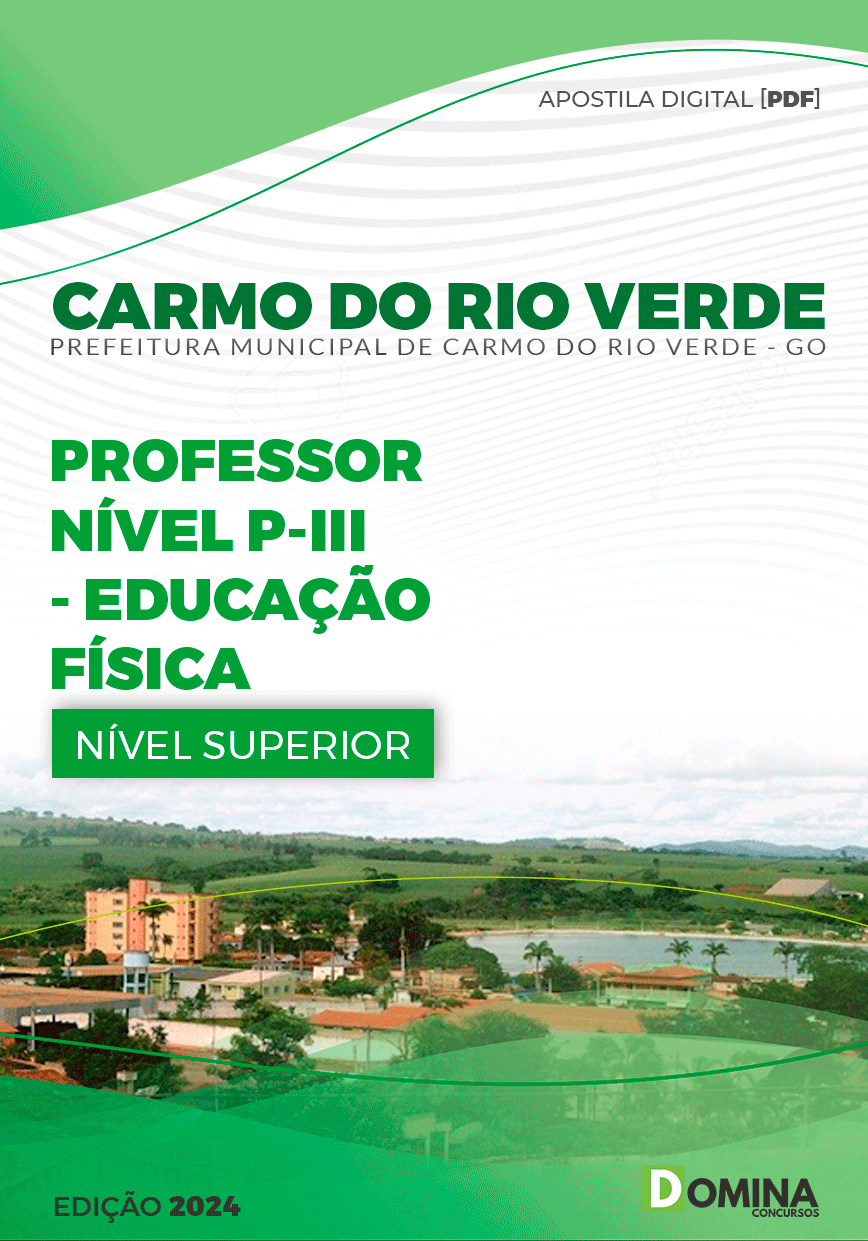 Apostila Professor Educação Física Carmo do Rio Verde GO 2024