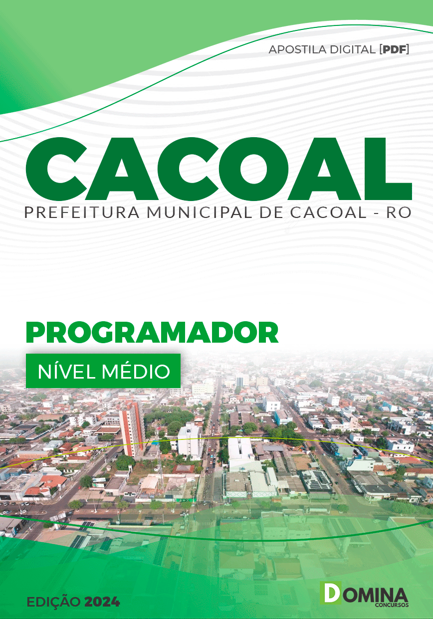 Apostila Programador Cacoal RO 2024