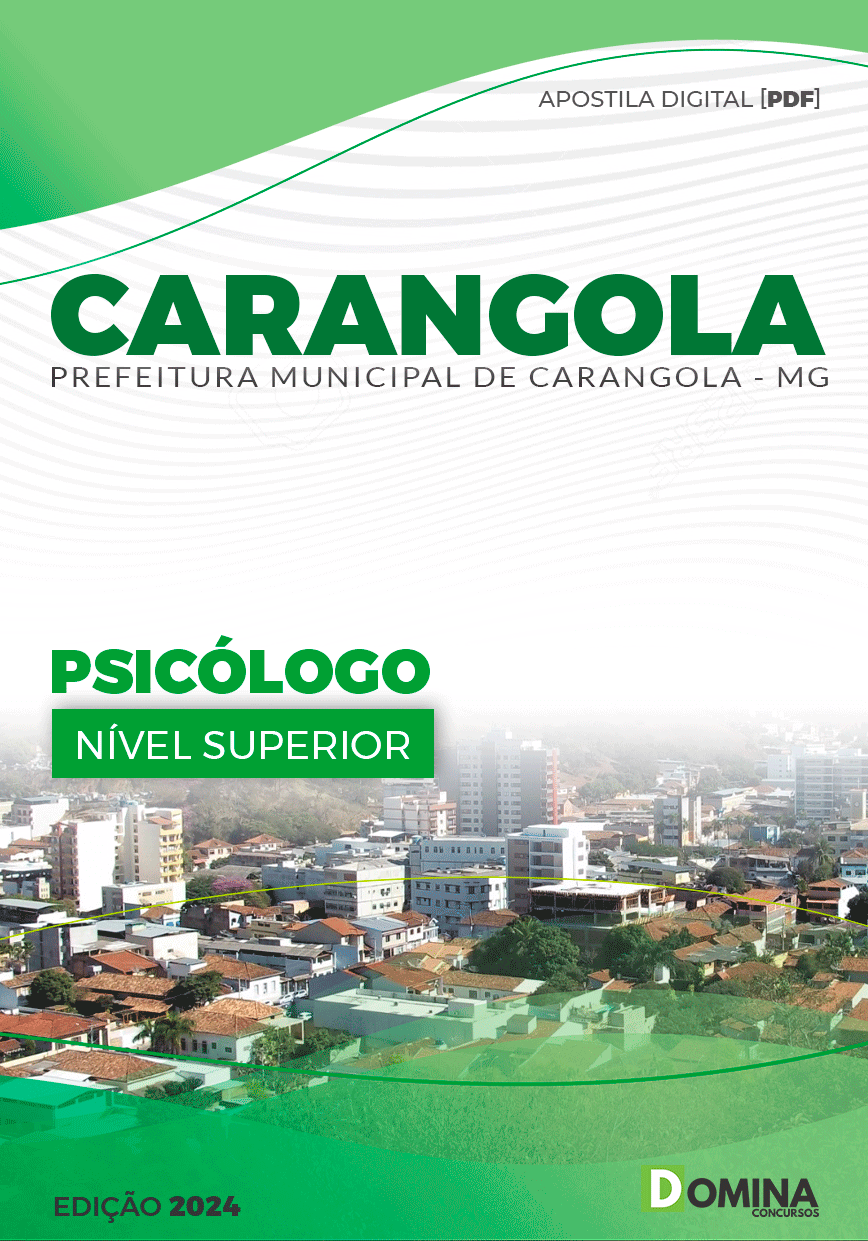 Apostila Psicólogo Carangola MG 2024