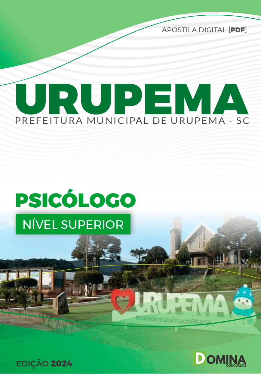 Apostila Psicólogo Urupema SC 2024