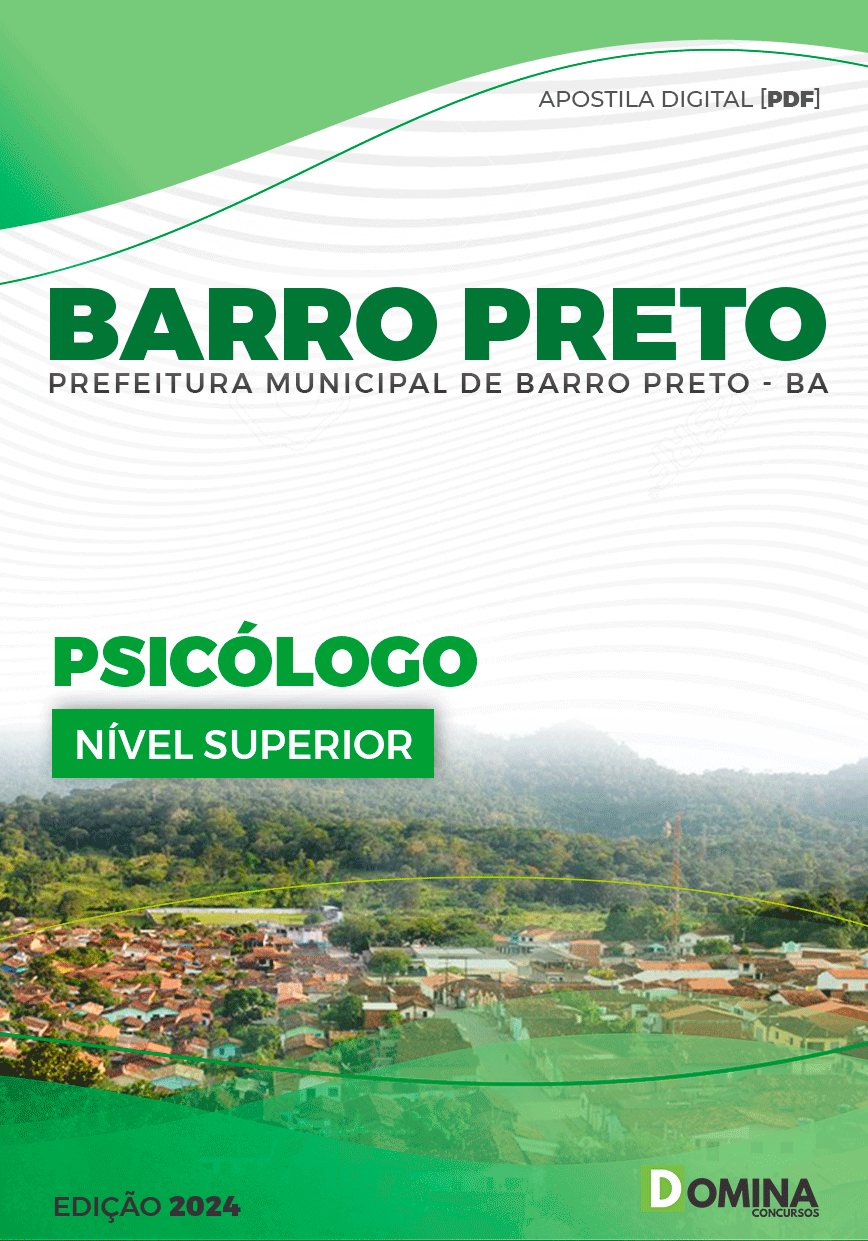 Apostila Psicólogo Barro Preto BA 2024