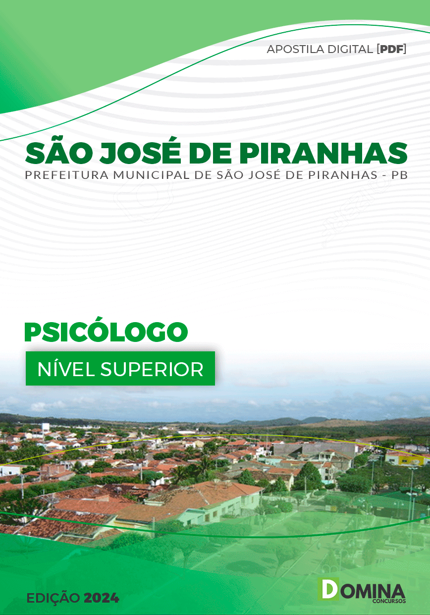 Apostila Psicólogo São José de Piranhas PB 2024