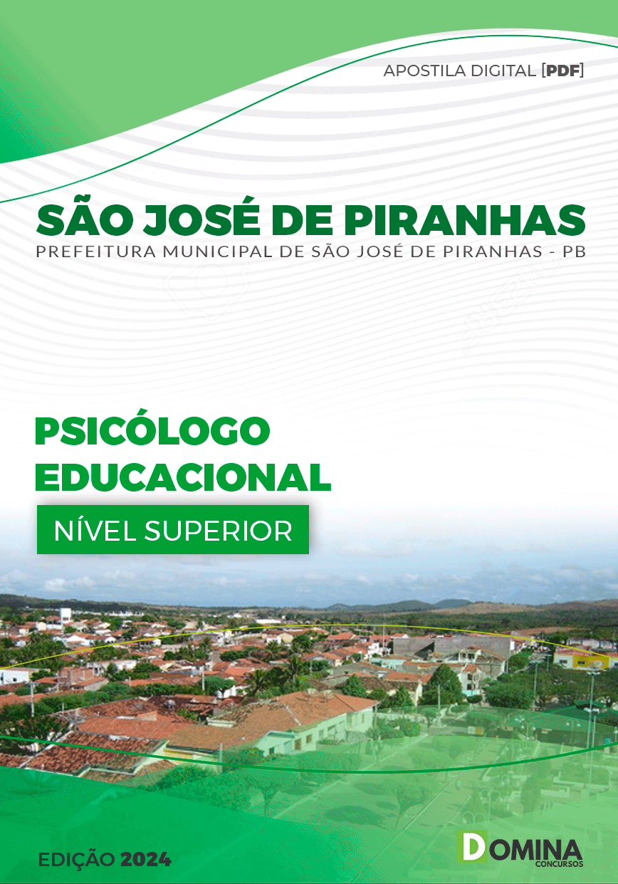 Apostila Psicólogo Educacional São José de Piranhas PB 2024