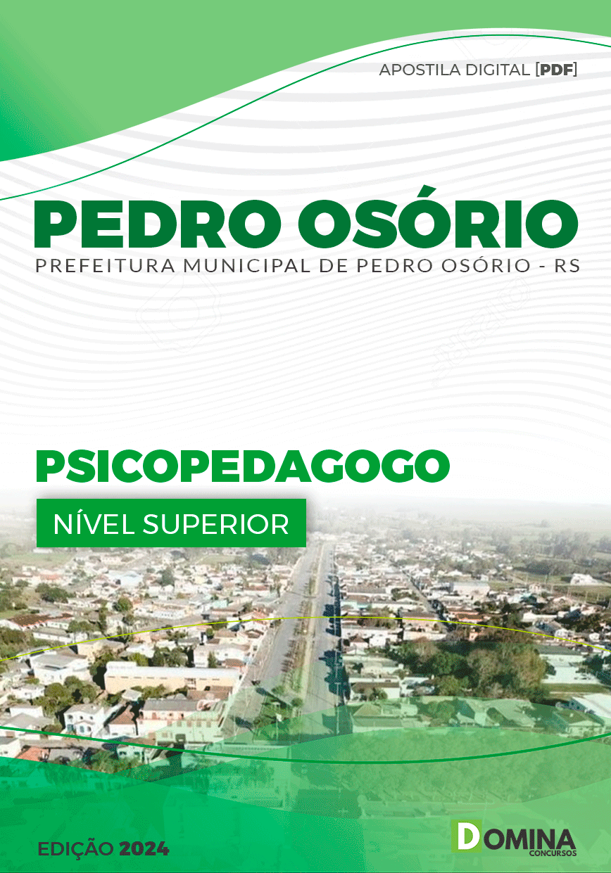 Apostila Psicopedagogo Pedro Osório RS 2024