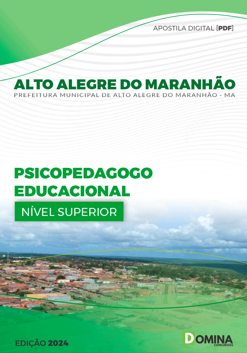 Apostila Psicopedagogo Alto Alegre Maranhão MA 2024