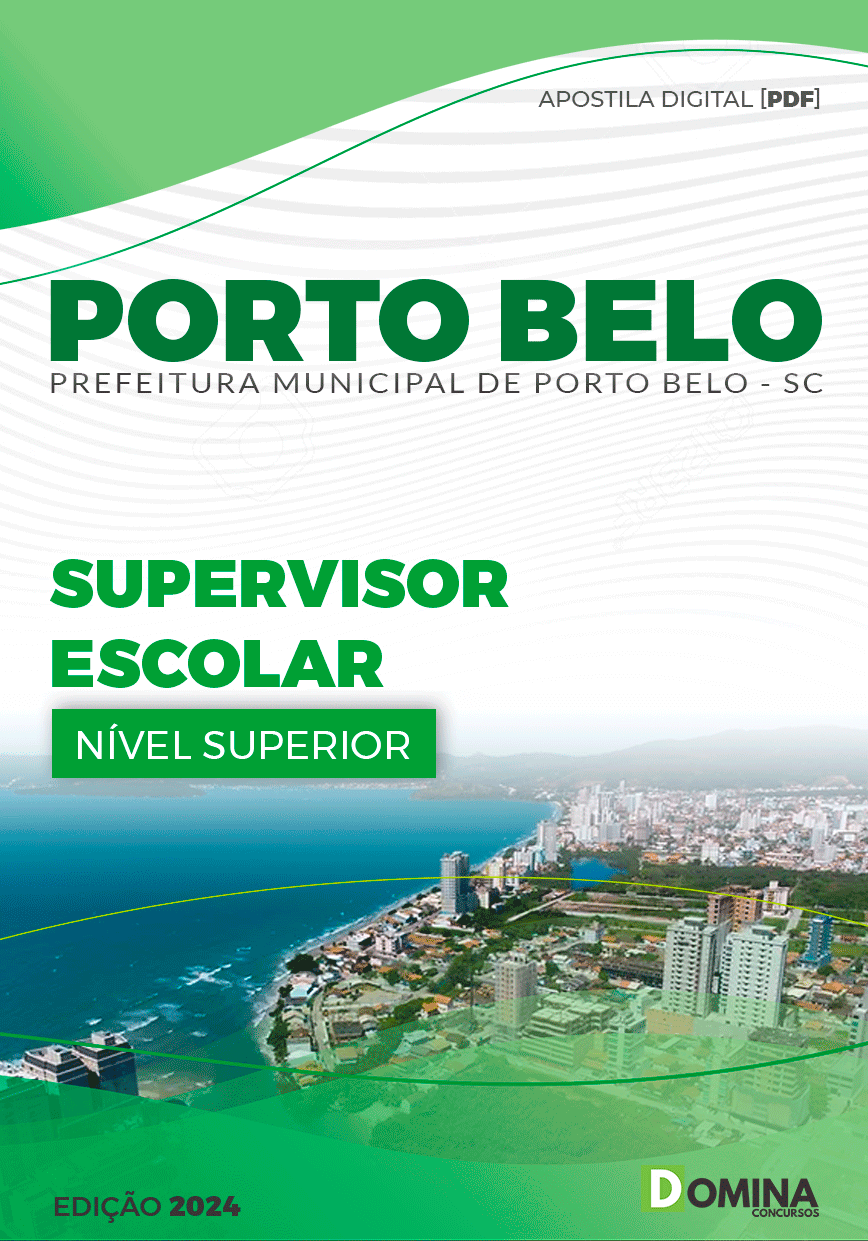 Apostila Supervisor Escolar Porto Belo SC 2024