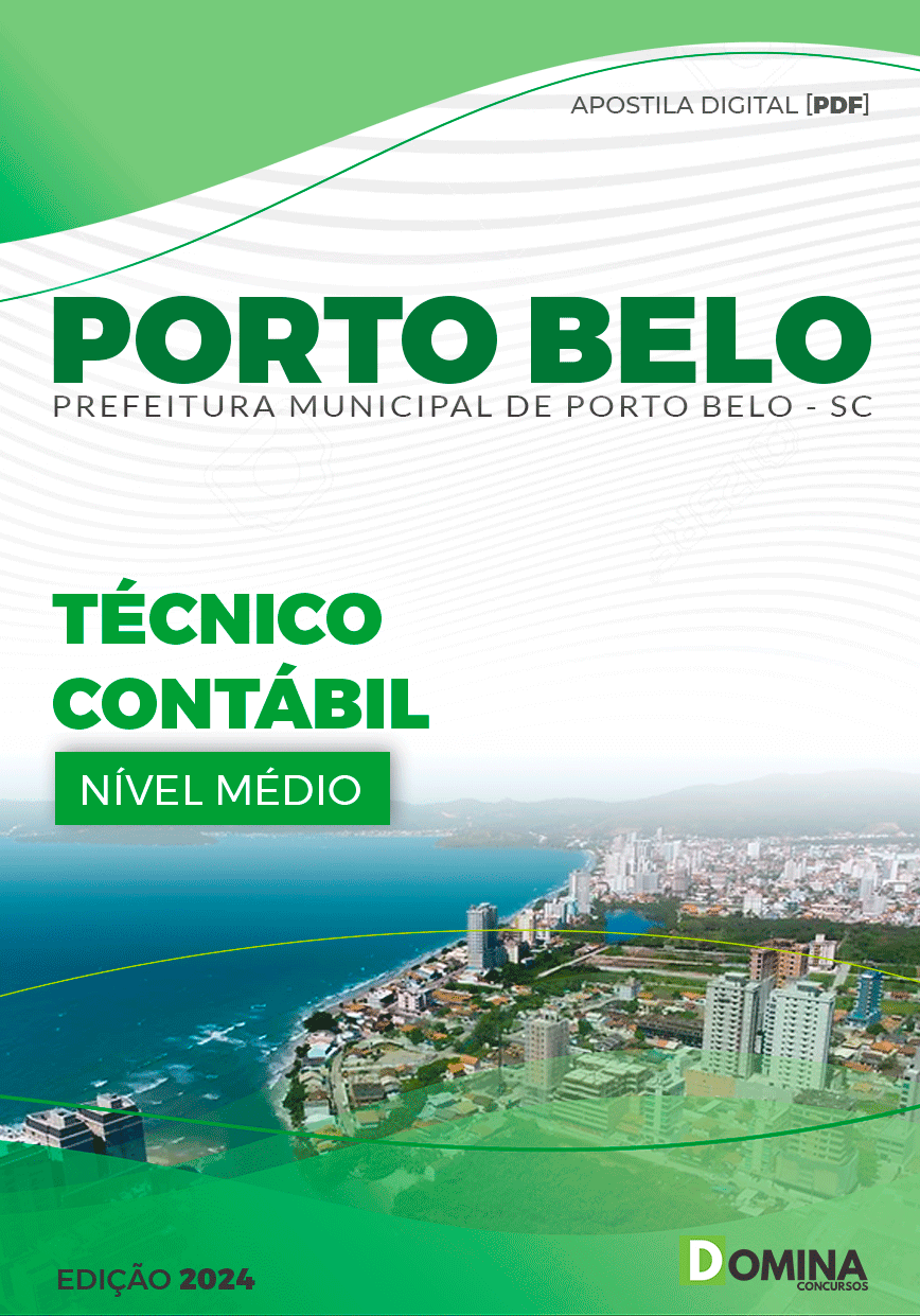 Apostila Técnico Contábil Porto Belo SC 2024