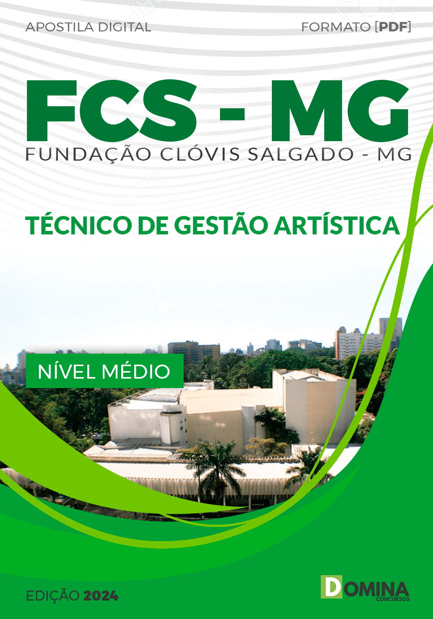 Apostila Técnico de Gestão Artística FCS MG 2024