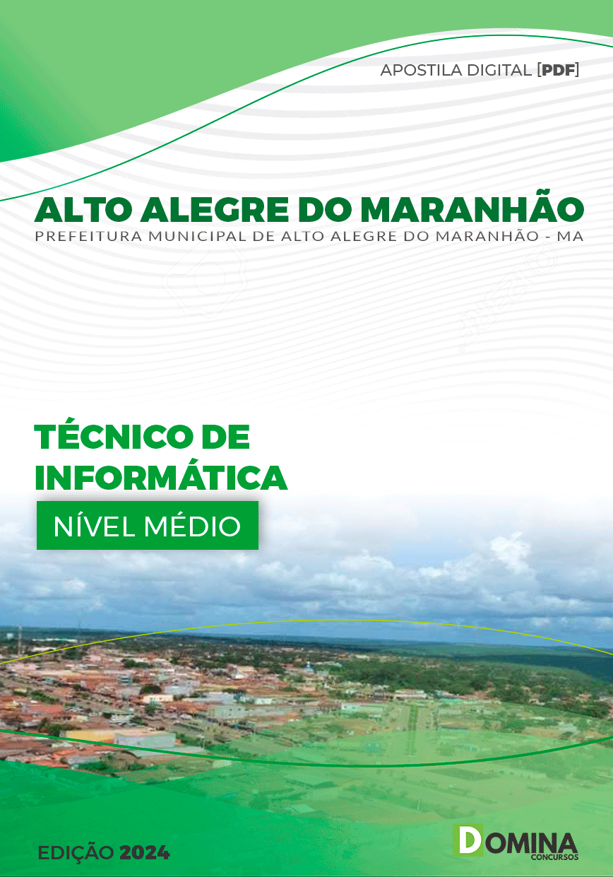 Apostila Técnico de Informática Alto Alegre Maranhão MA 2024