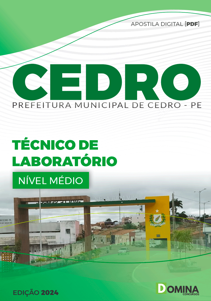 Apostila Técnico de Laboratório Cedro PE 2024