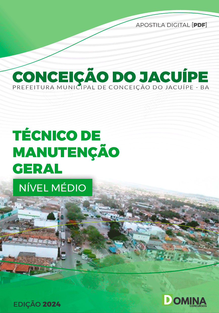 Apostila Téc Manutenção Geral Conceição do Jacuípe BA 2024