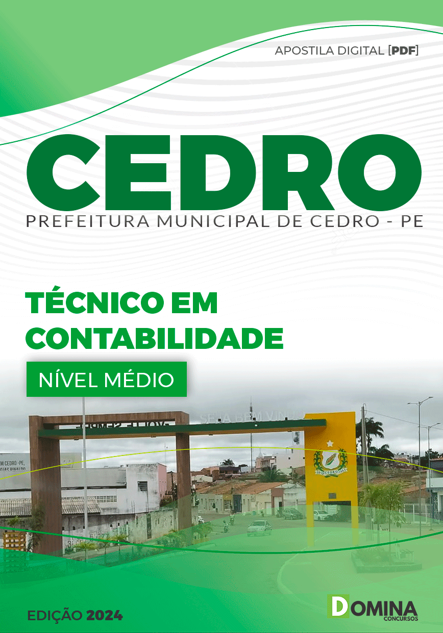 Apostila Técnico em Contabilidade Cedro PE 2024