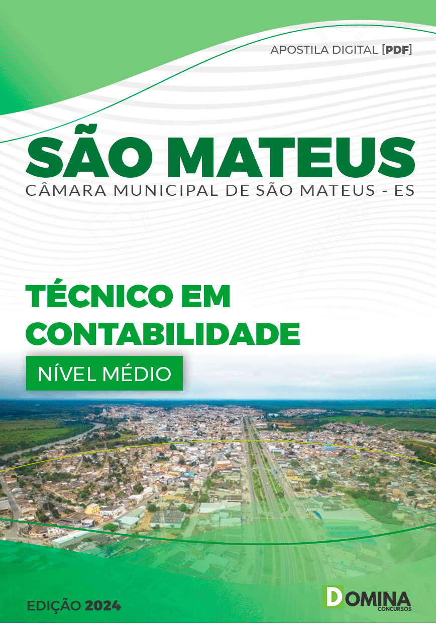 Apostila Técnico em Contabilidade Câmara São Mateus ES 2024