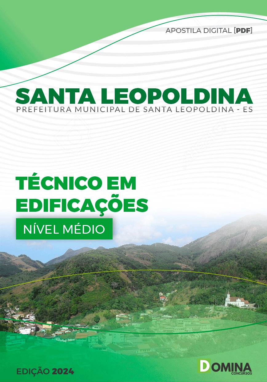 Apostila Técnico em Edificações Santa Leopoldina ES 2024