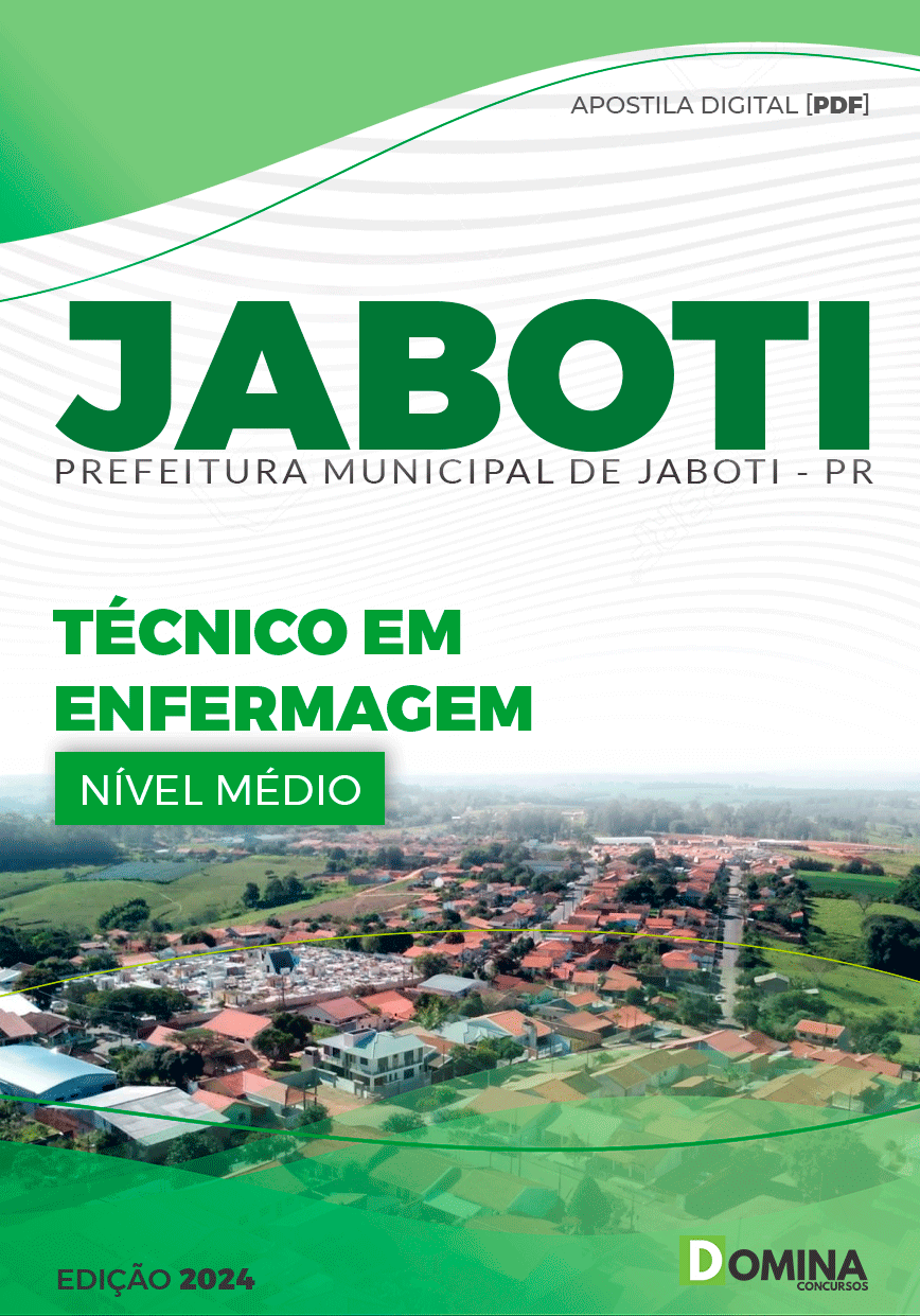 Apostila Técnico em Enfermagem Jaboti PR 2024