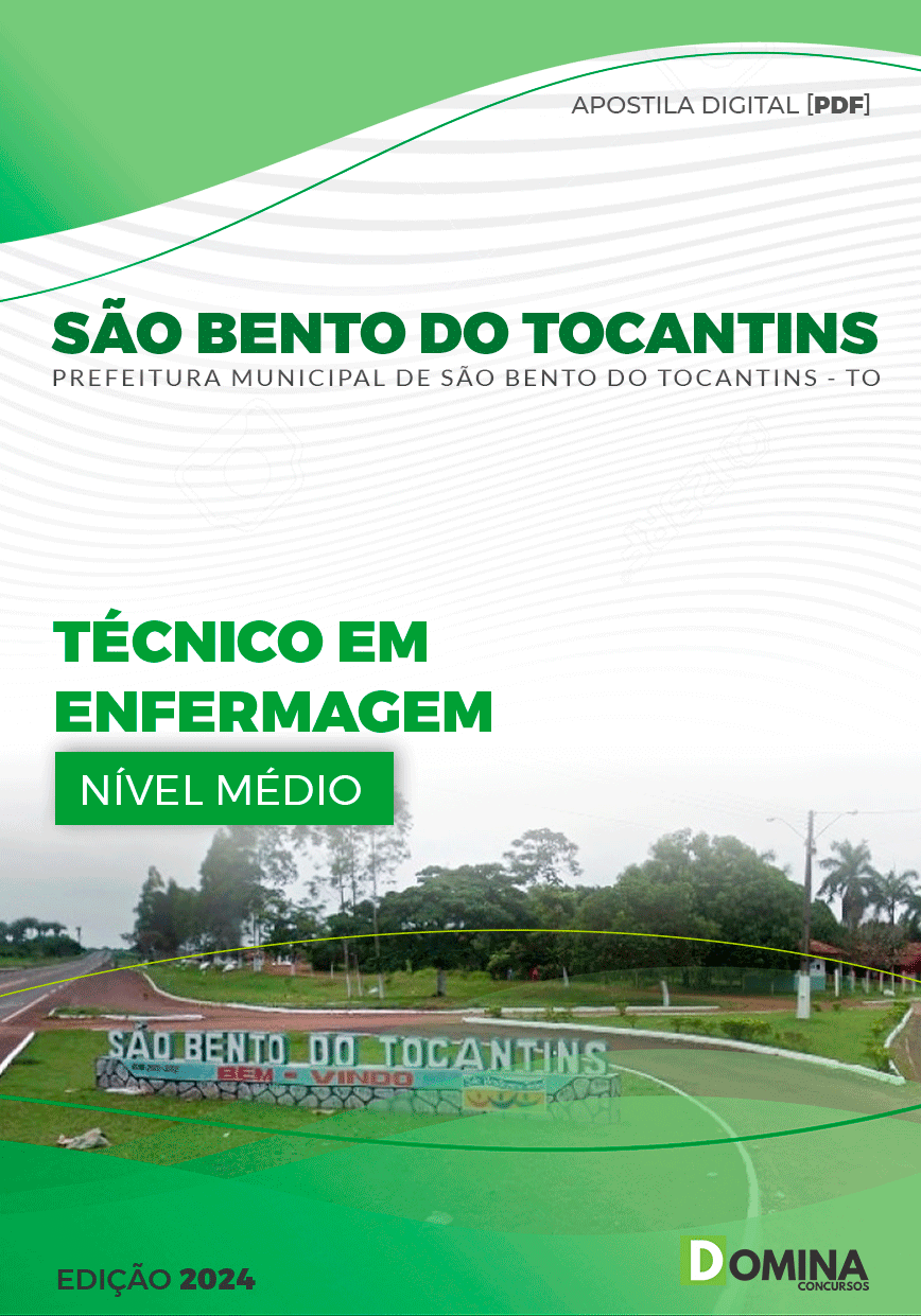 Apostila Técnico em Enfermagem São Bento do Tocantins TO 2024